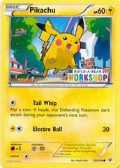 Pikachu 20/108 Non-Holo Build-A-Bear Stamp Promo - Bulid-A-Bear Workshop